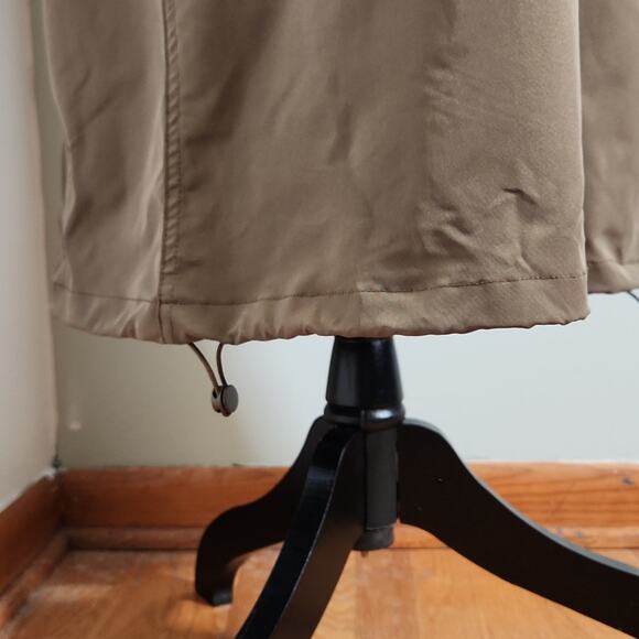 EMORY PARK Dark Green Nylon Midi Dress, Size Small - Picture 10 of 12